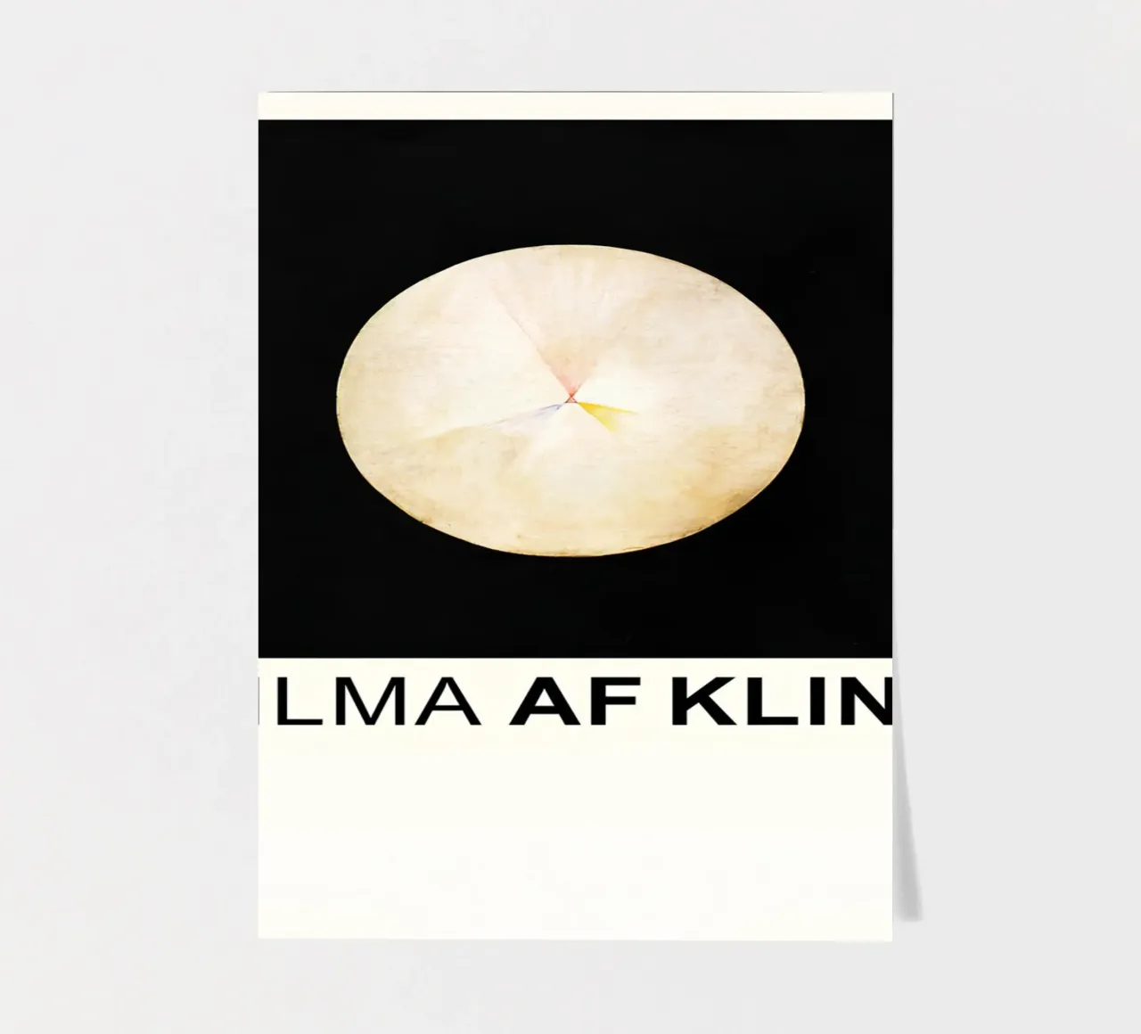 Hilma af Klint The Swan Series Cosmic Circle sticker sheet by homdeco