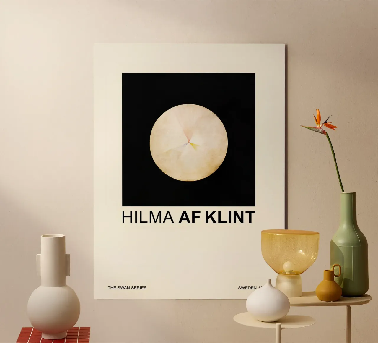 Hilma af Klint The Swan Series Cosmic Circle alu-dibond by homdeco