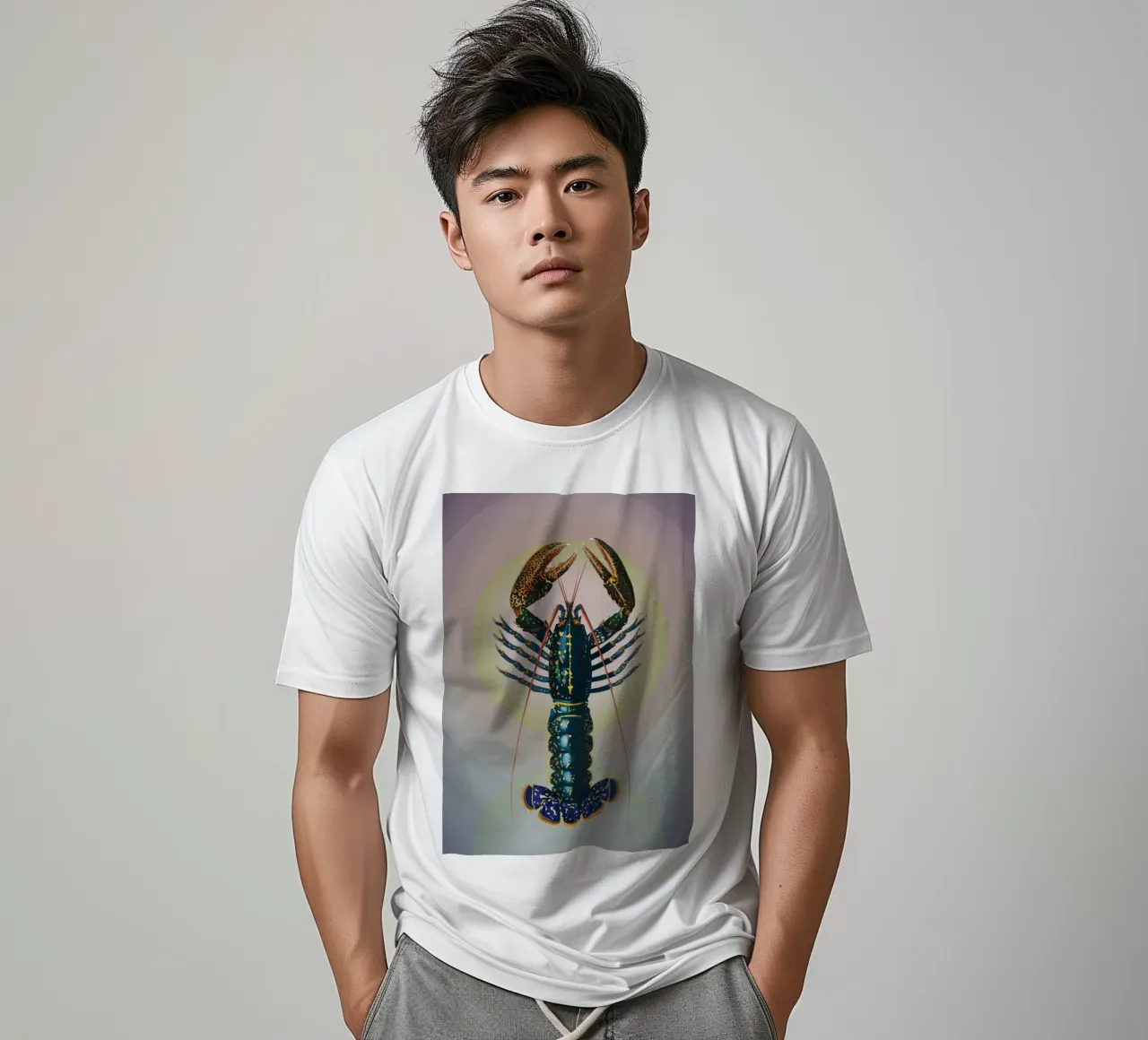 Crawfish Kaleidoscope | Press Play Art Print Remix t-shirt by Press Play Art Prints
