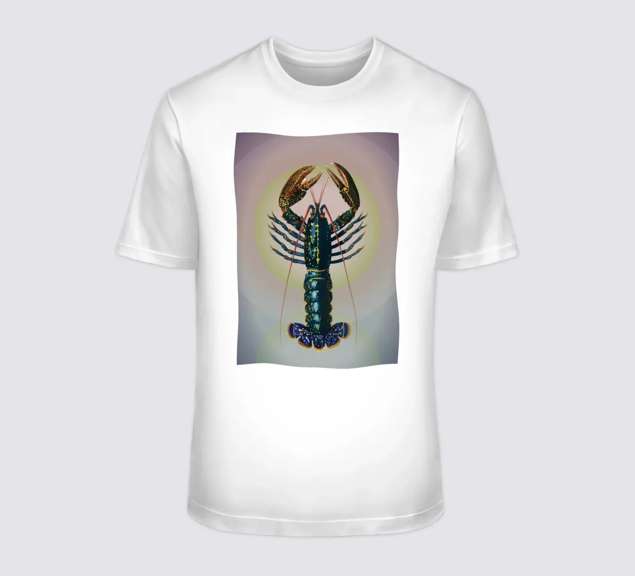 Crawfish Kaleidoscope | Press Play Art Print Remix t-shirt by Press Play Art Prints