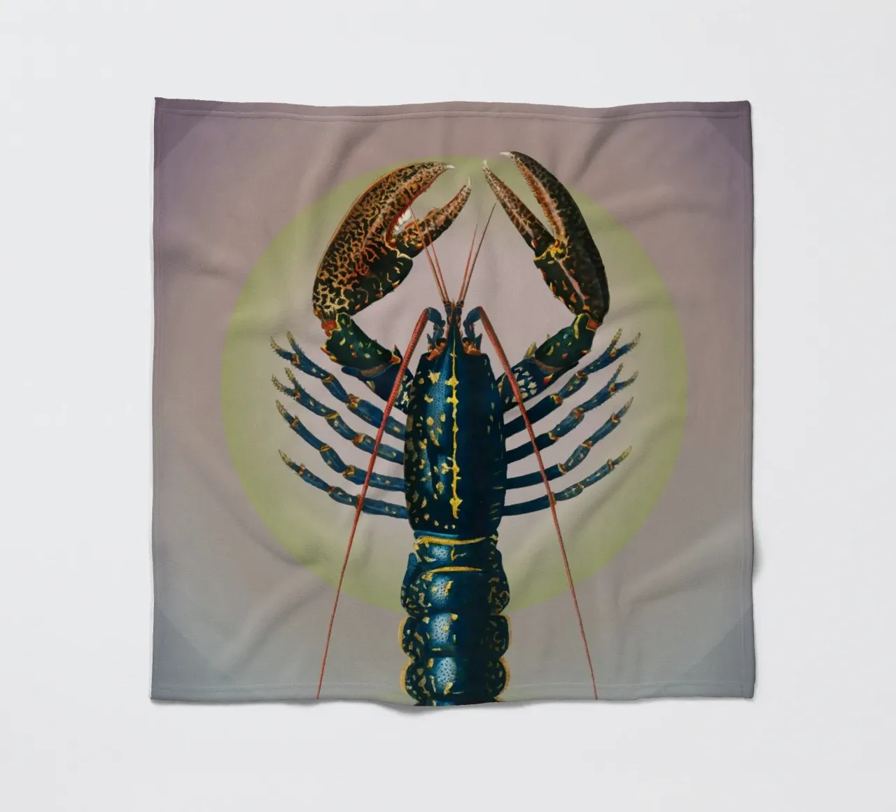 Crawfish Kaleidoscope | Press Play Art Print Remix fleece blanket by Press Play Art Prints