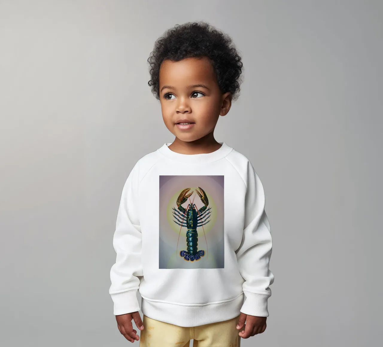 Crawfish Kaleidoscope | Press Play Art Print Remix sudadera de bebé de Press Play Art Prints