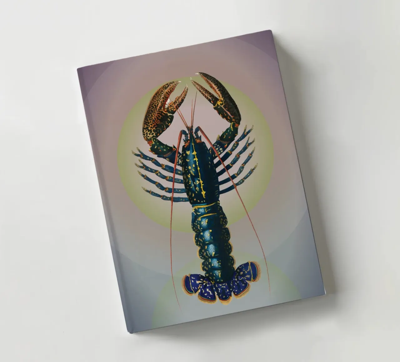 Crawfish Kaleidoscope | Press Play Art Print Remix notebook by Press Play Art Prints