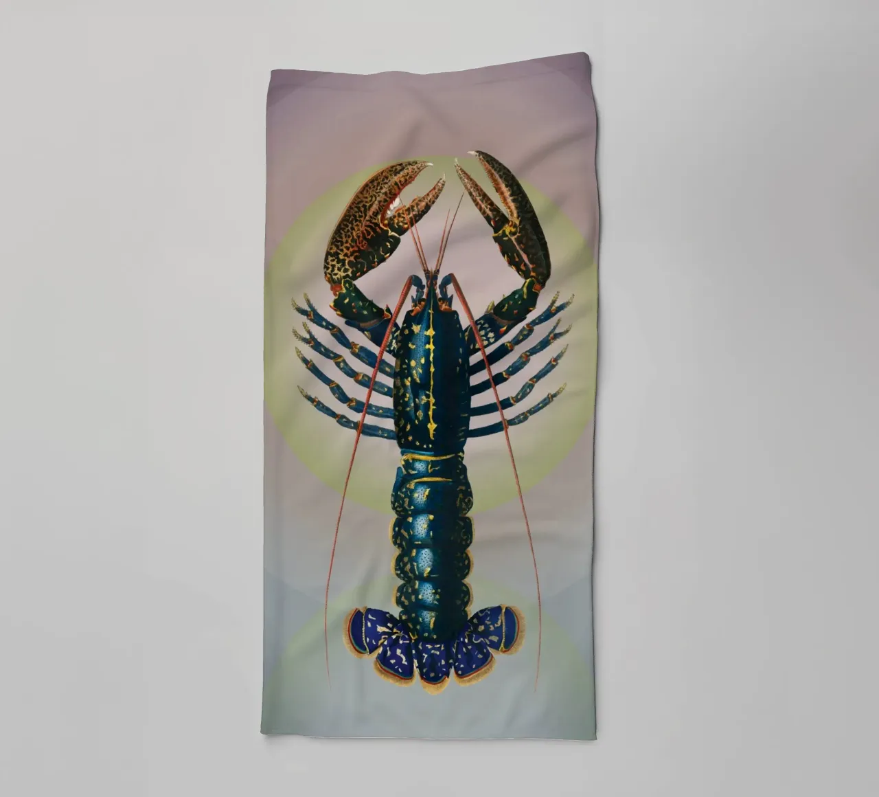 Crawfish Kaleidoscope | Press Play Art Print Remix toalla de baño de Press Play Art Prints