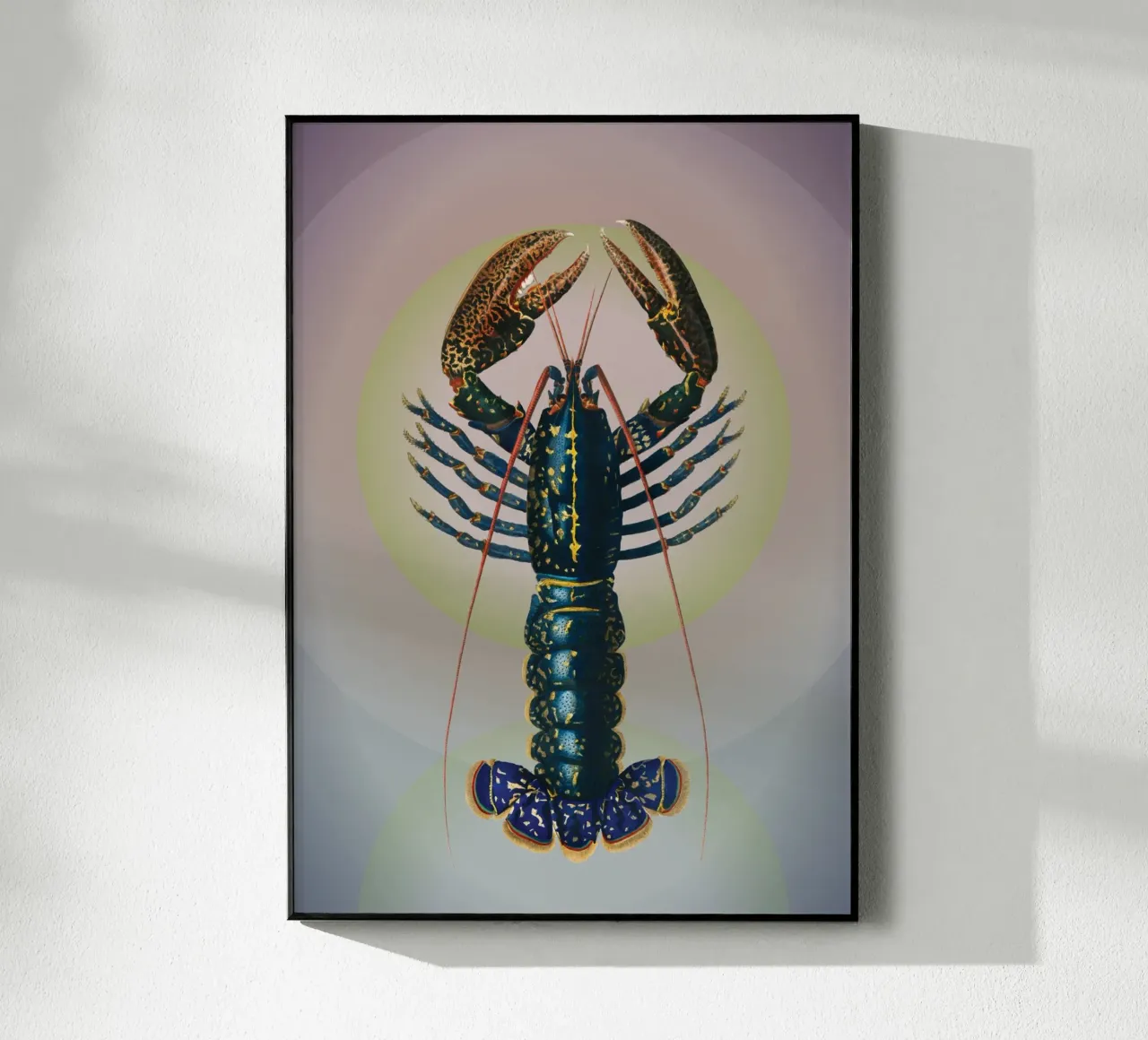 Crawfish Kaleidoscope | Press Play Art Print Remix metacrilato de Press Play Art Prints