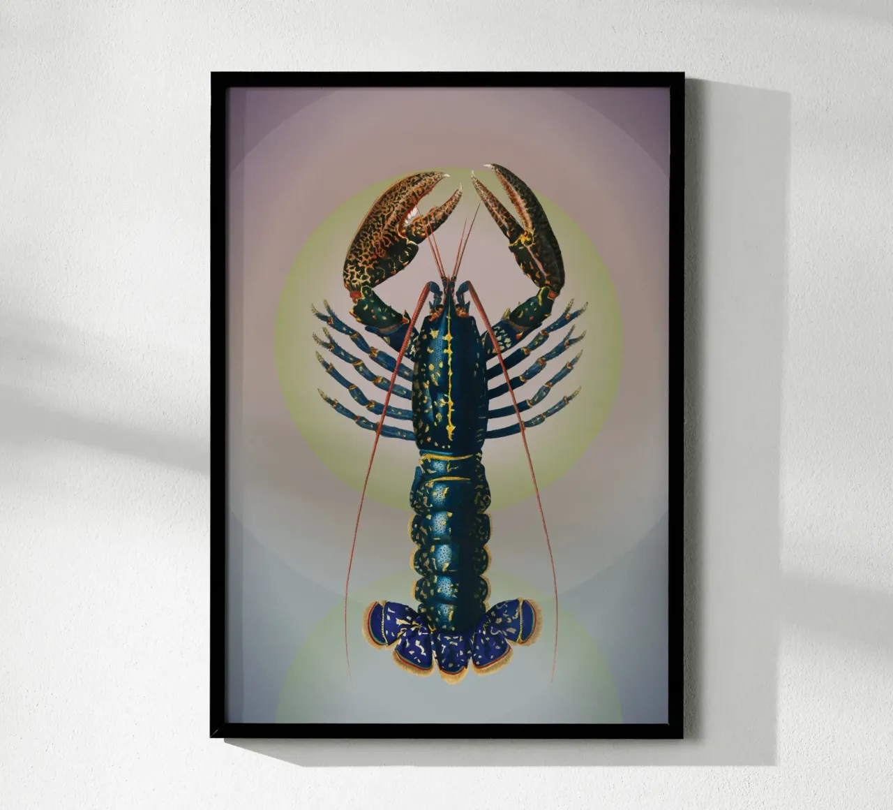 Crawfish Kaleidoscope | Press Play Art Print Remix hahnemühle by Press Play Art Prints