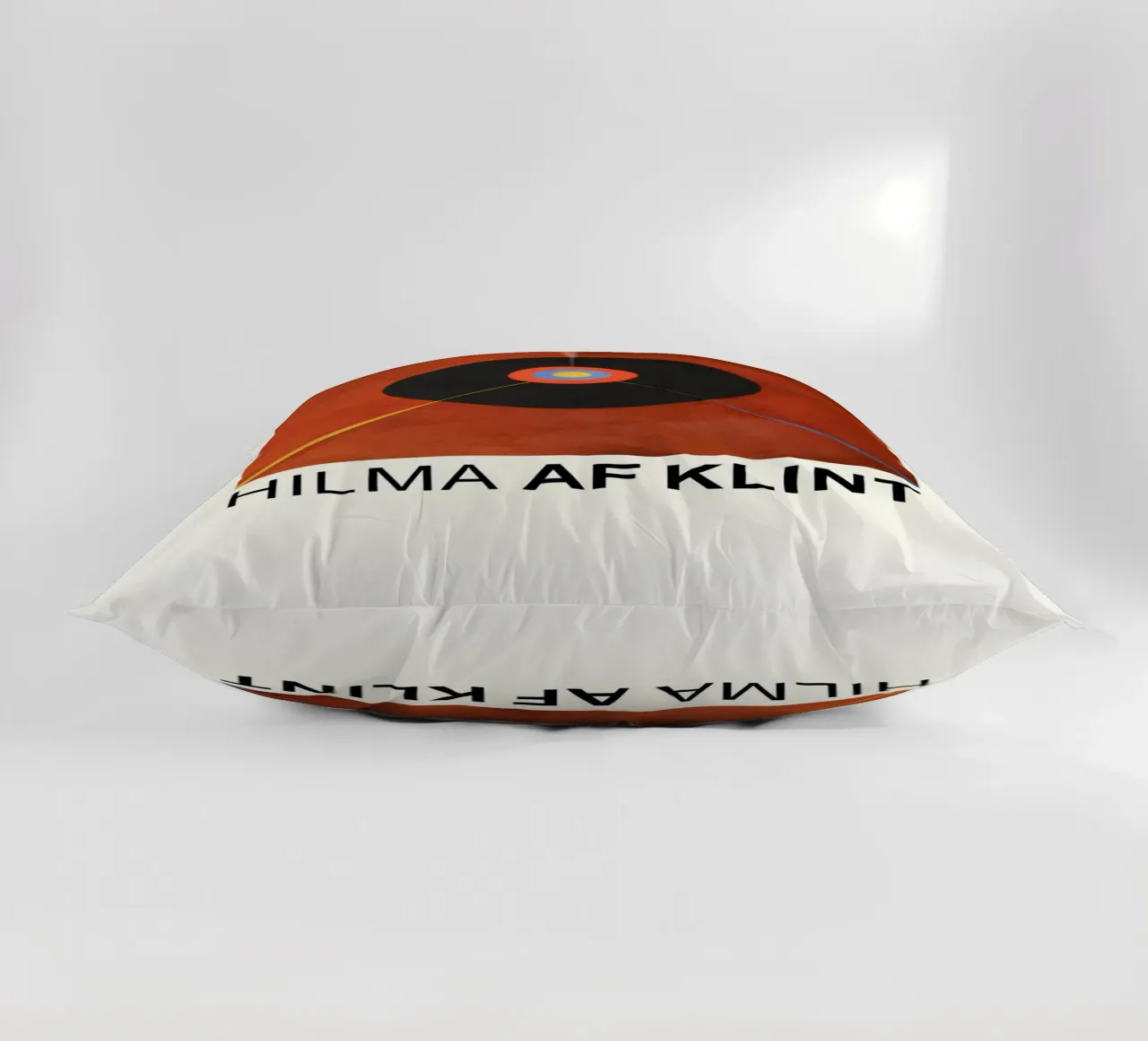 Hilma af Klint The Swan Series Cosmic Target decorative cushion by homdeco