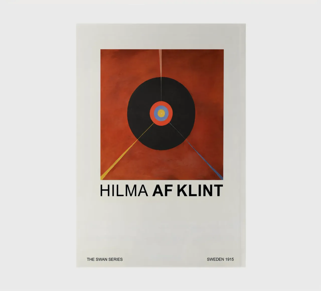 Hilma af Klint The Swan Series Cosmic Target notebook by homdeco