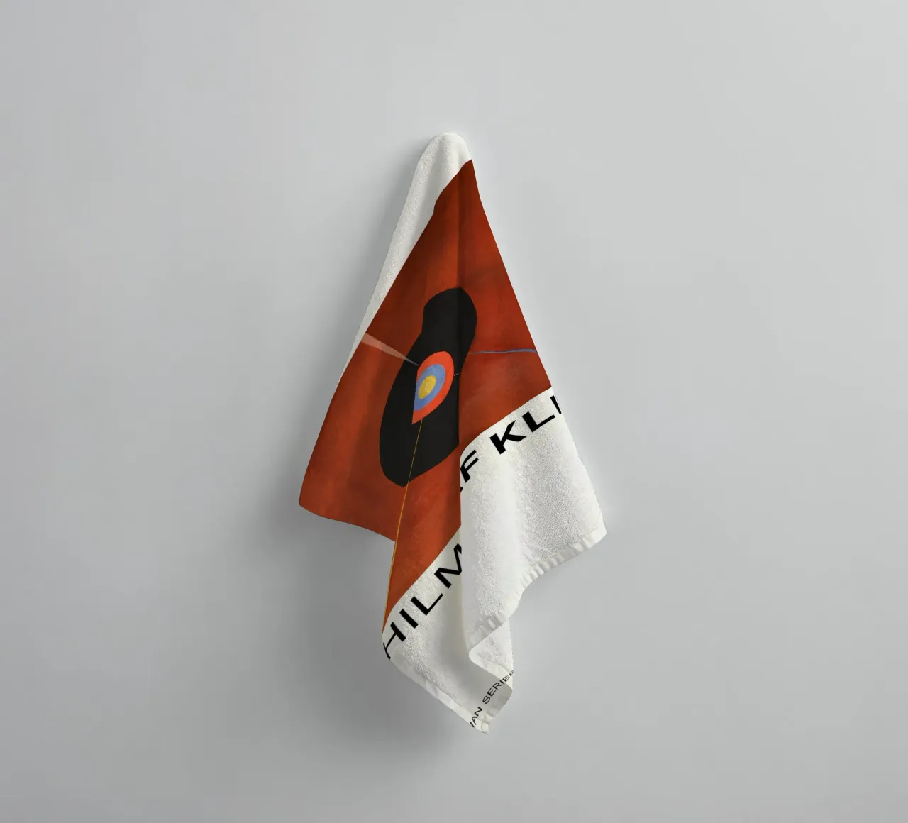 Hilma af Klint The Swan Series Cosmic Target towel by homdeco