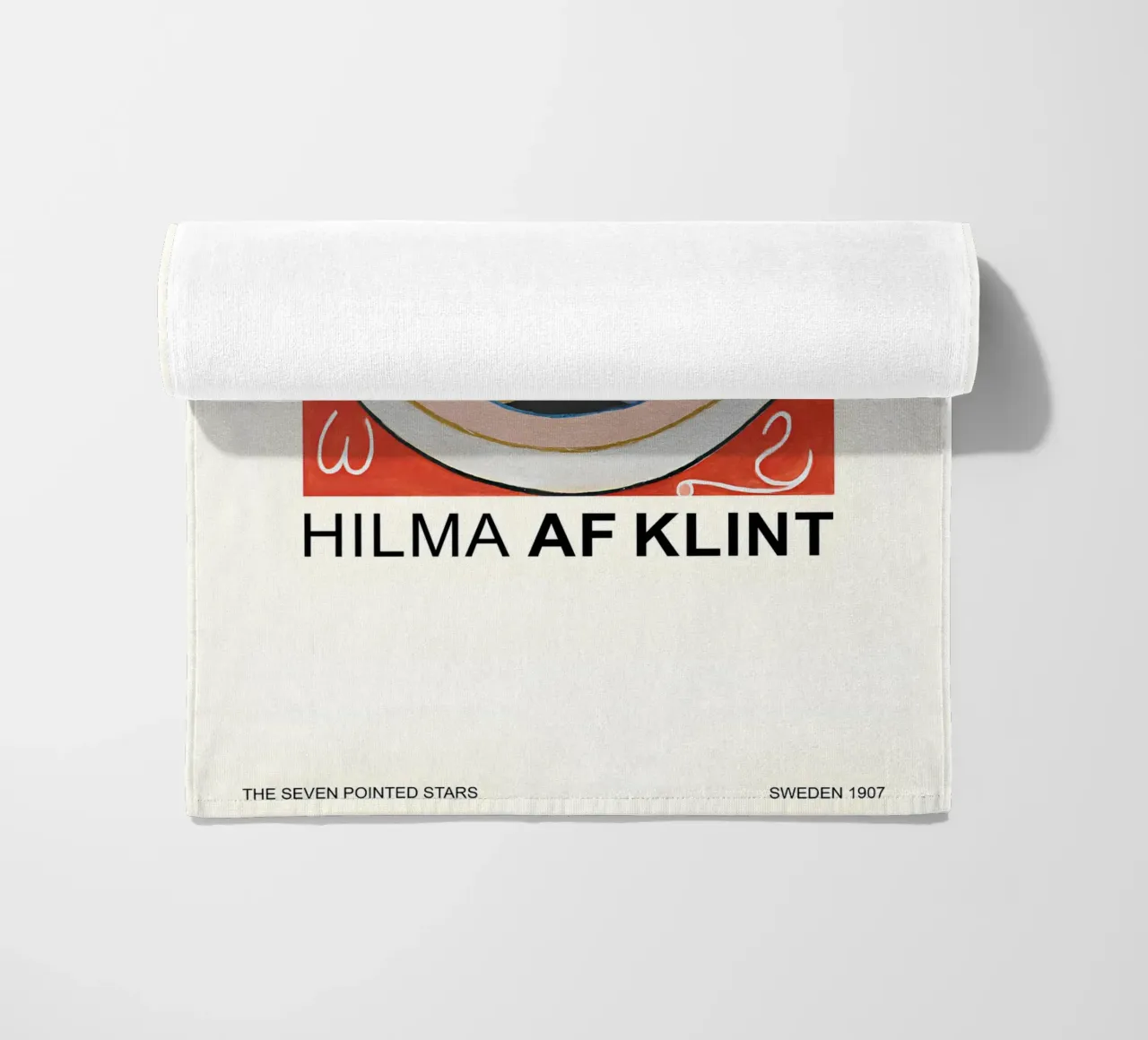 Hilma af Klint Sette stelle a punta in fiore astratto telo mare da homdeco