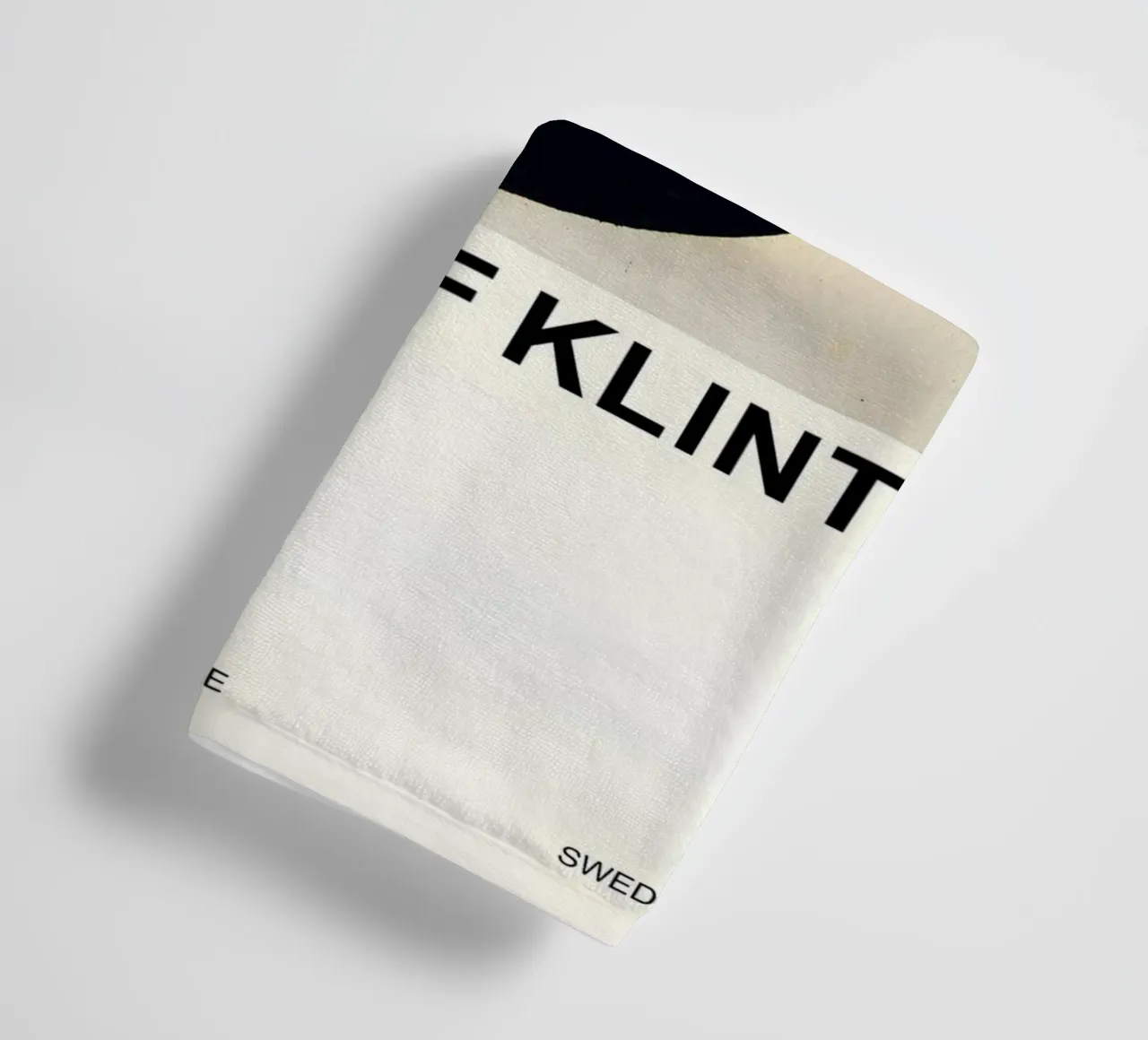 Hilma af Klint Point de vue de Bouddha Noir Blanc Abstrait serviette de bain de homdeco