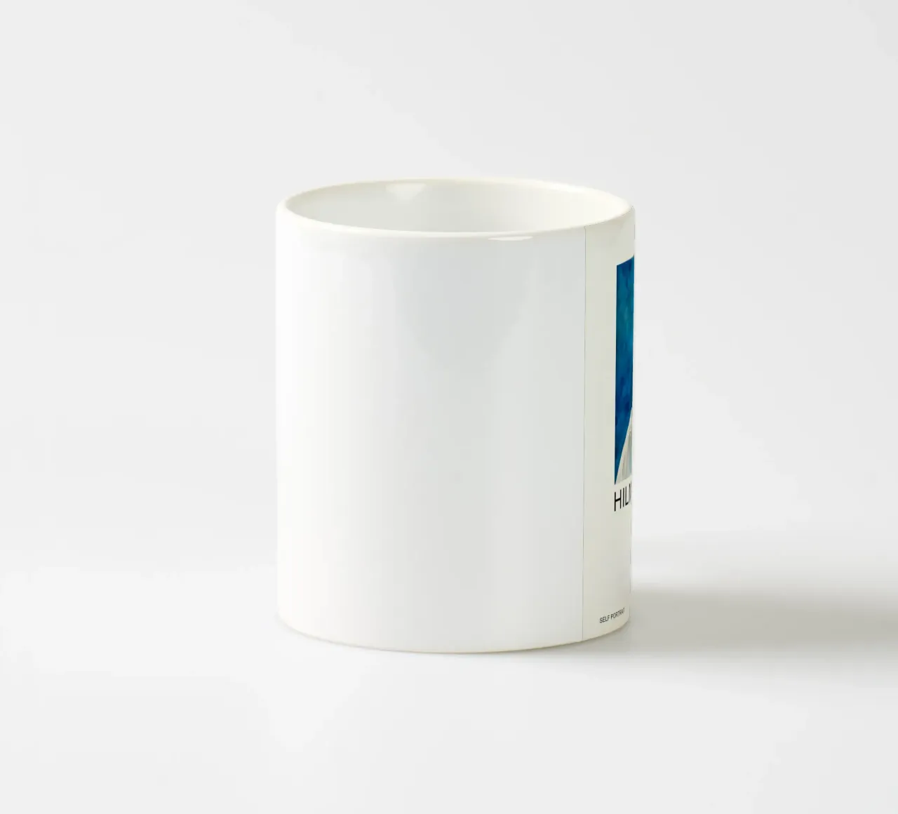 Hilma af Klint Autoritratto 1907 Aura blu tazza in ceramica da homdeco