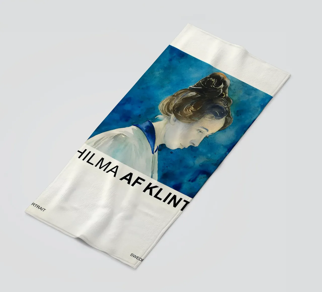 Hilma af Klint Autoritratto 1907 Aura blu telo mare da homdeco