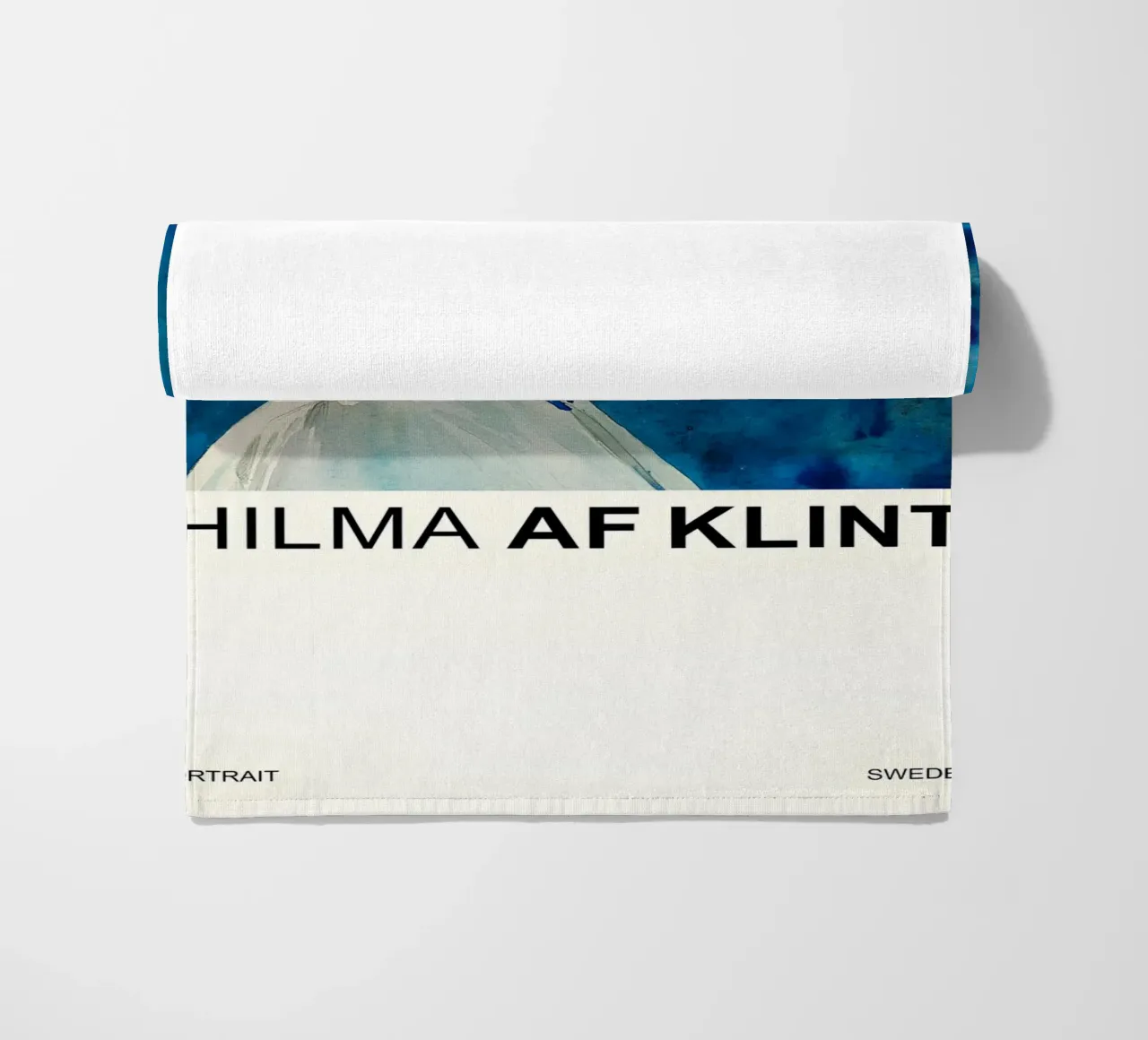 Hilma af Klint Autoritratto 1907 Aura blu telo mare da homdeco