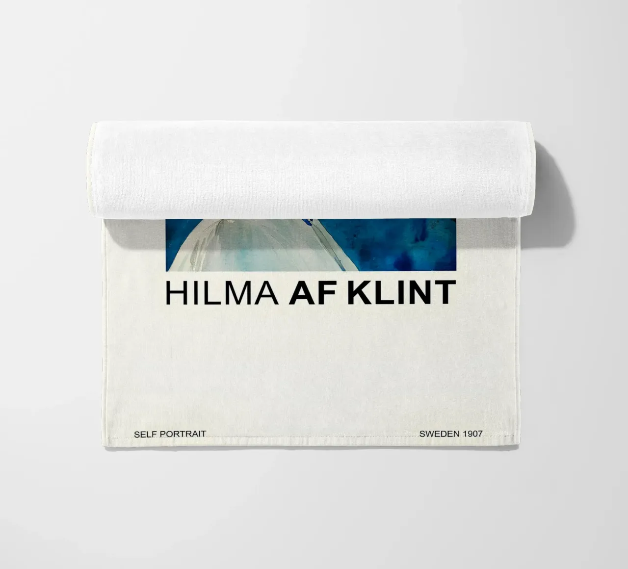 Hilma af Klint Autoritratto 1907 Aura blu telo mare da homdeco