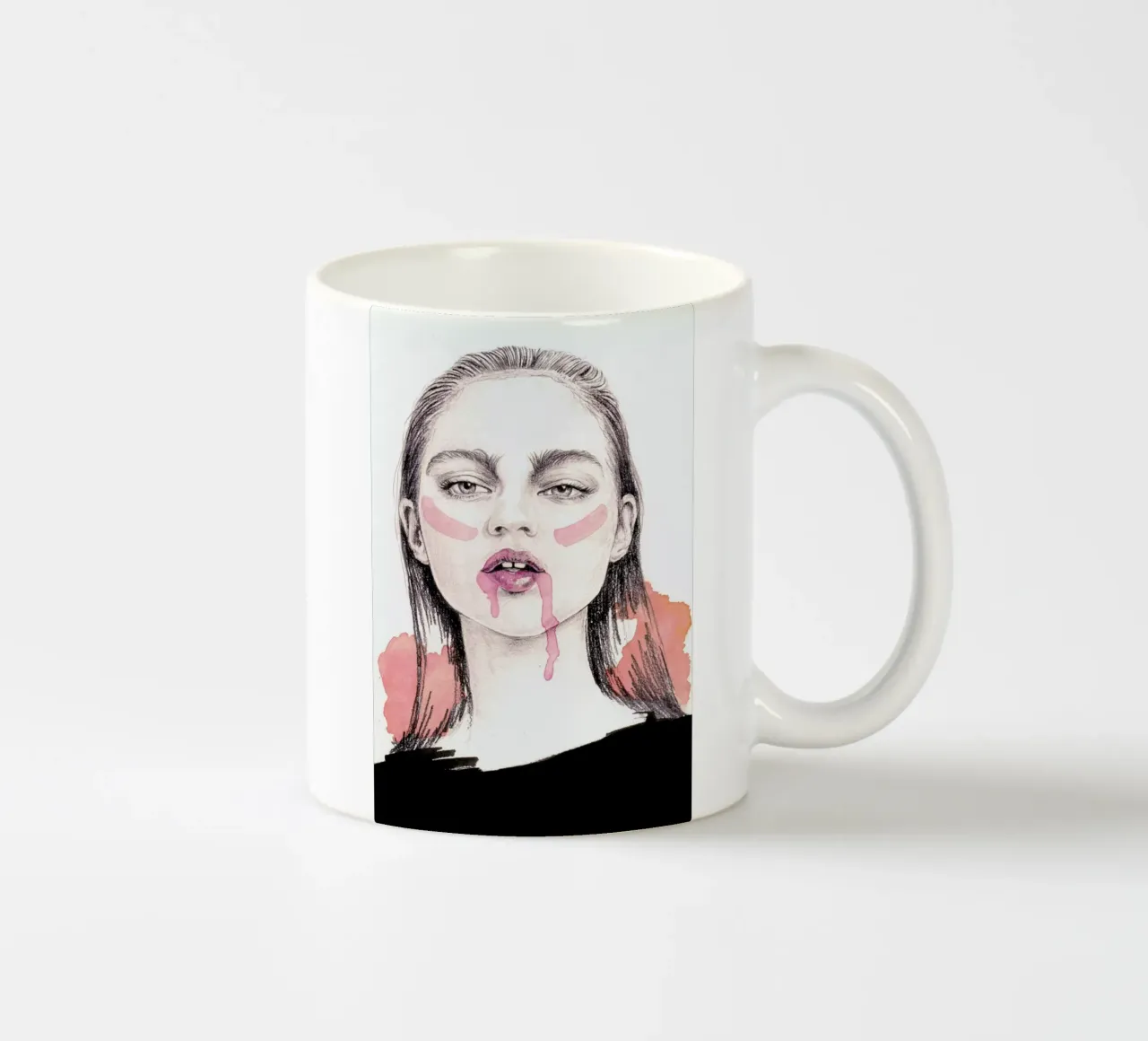 Love-Hate Relationship tazza in ceramica da Meegan Barnes