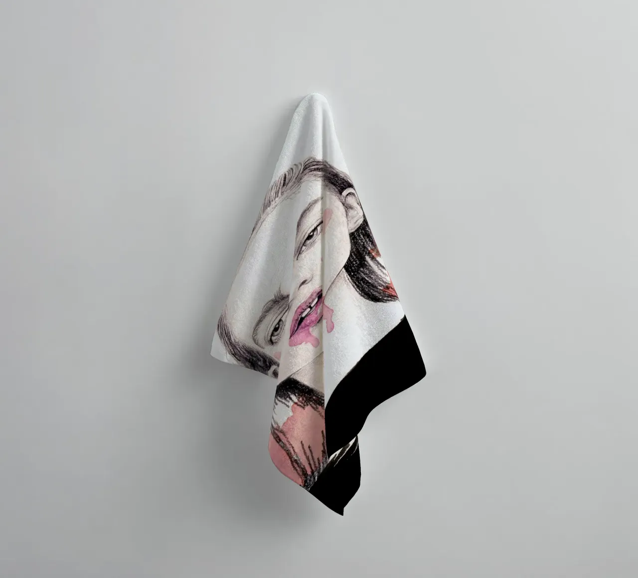 Love-Hate Relationship toalla de baño de Meegan Barnes
