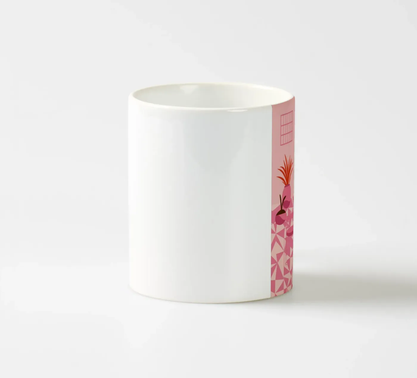 Positività del pavimento modellato tazza in ceramica da Veil Maya