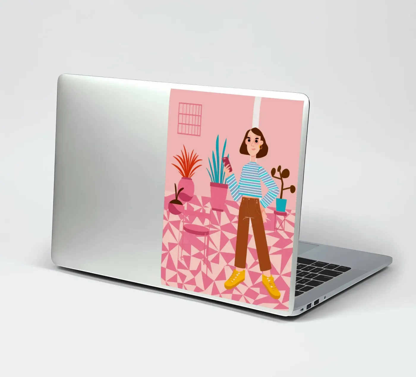 Patterned Floor Positivity sticker by Veil Maya