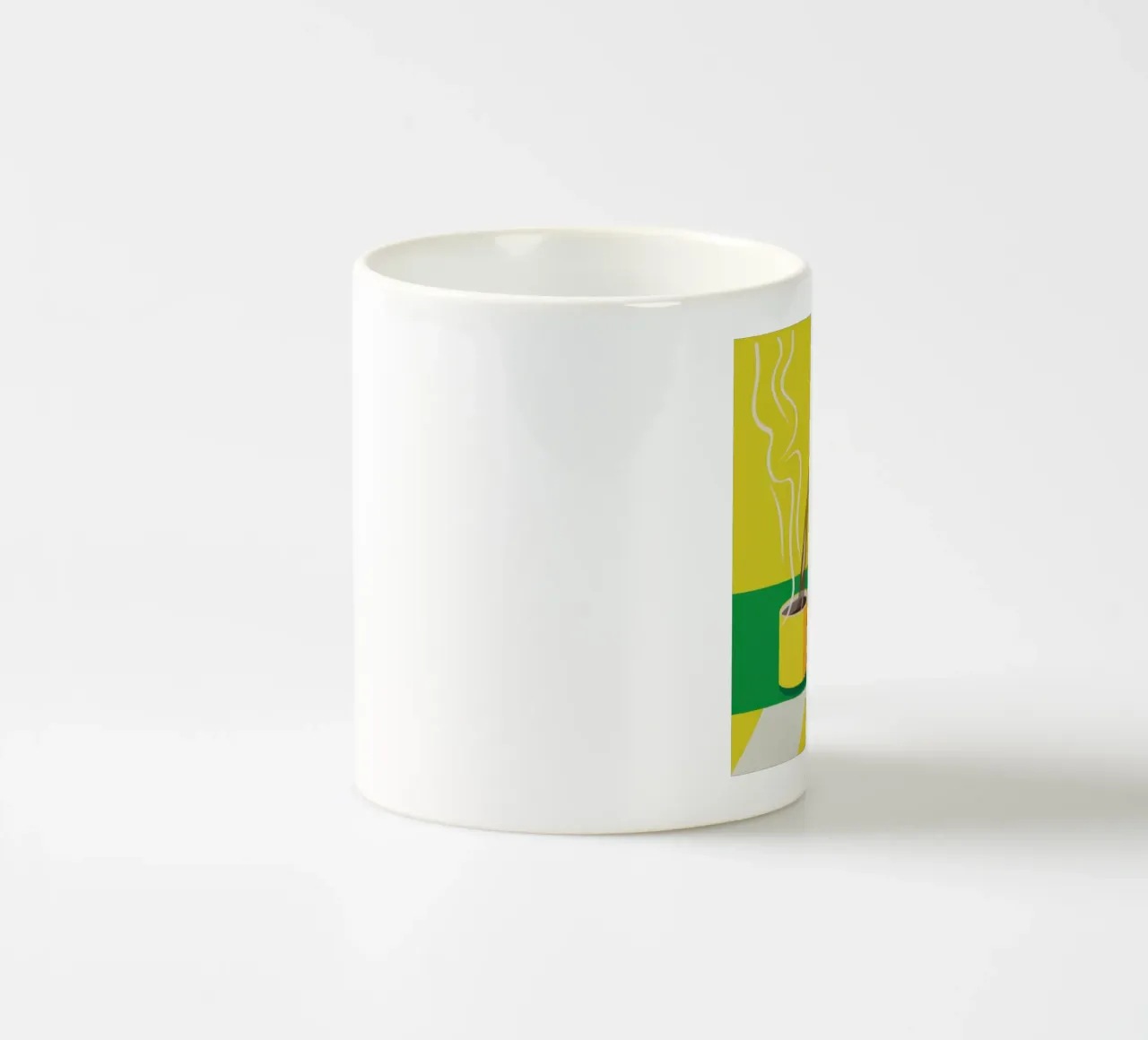 Duetto di caffè fumante tazza in ceramica da Veil Maya