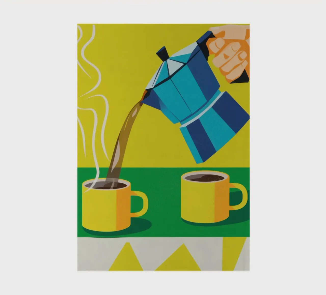 Steaming Coffee Duet notebook by Veil Maya