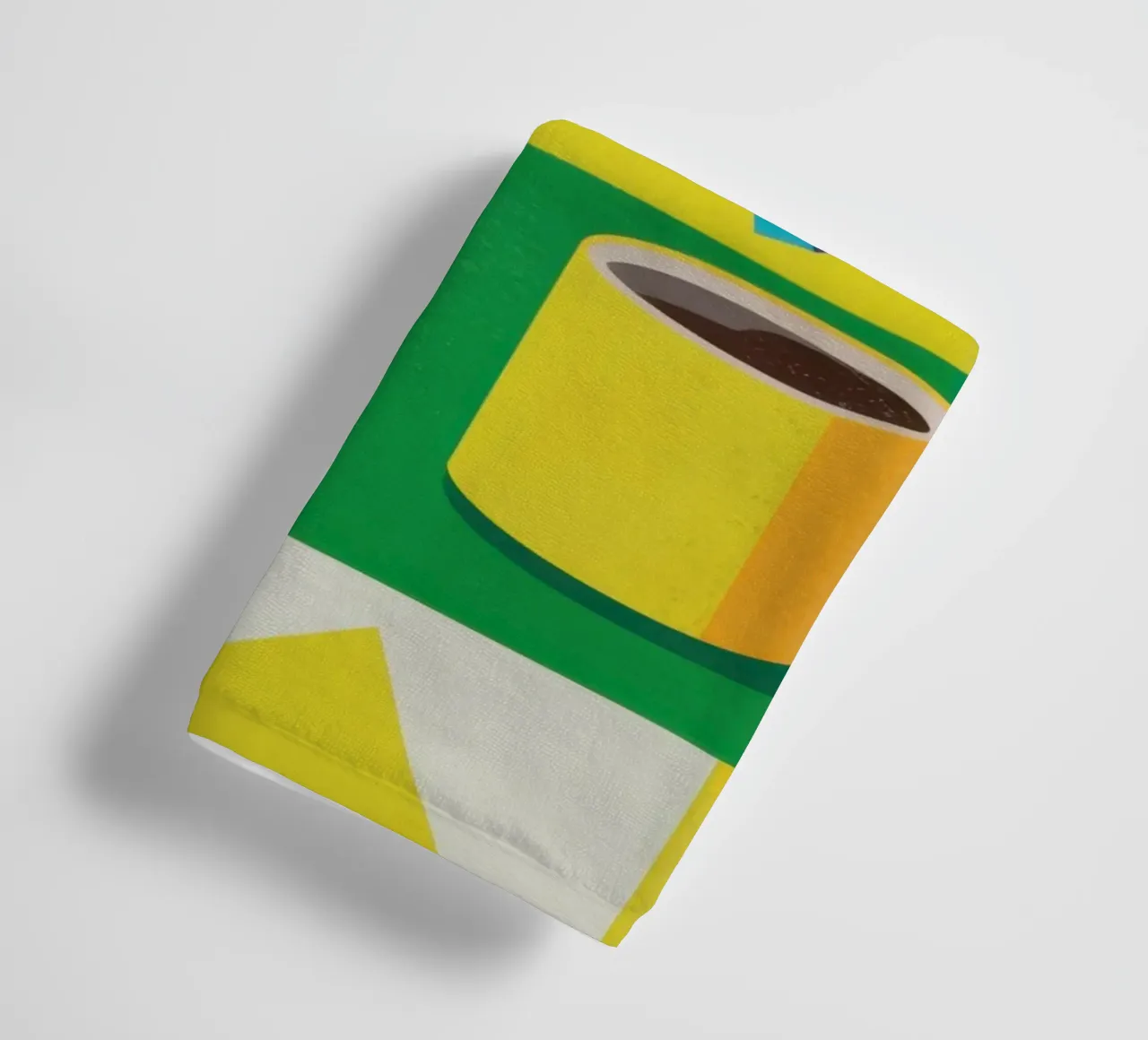 Steaming Coffee Duet towel by Veil Maya