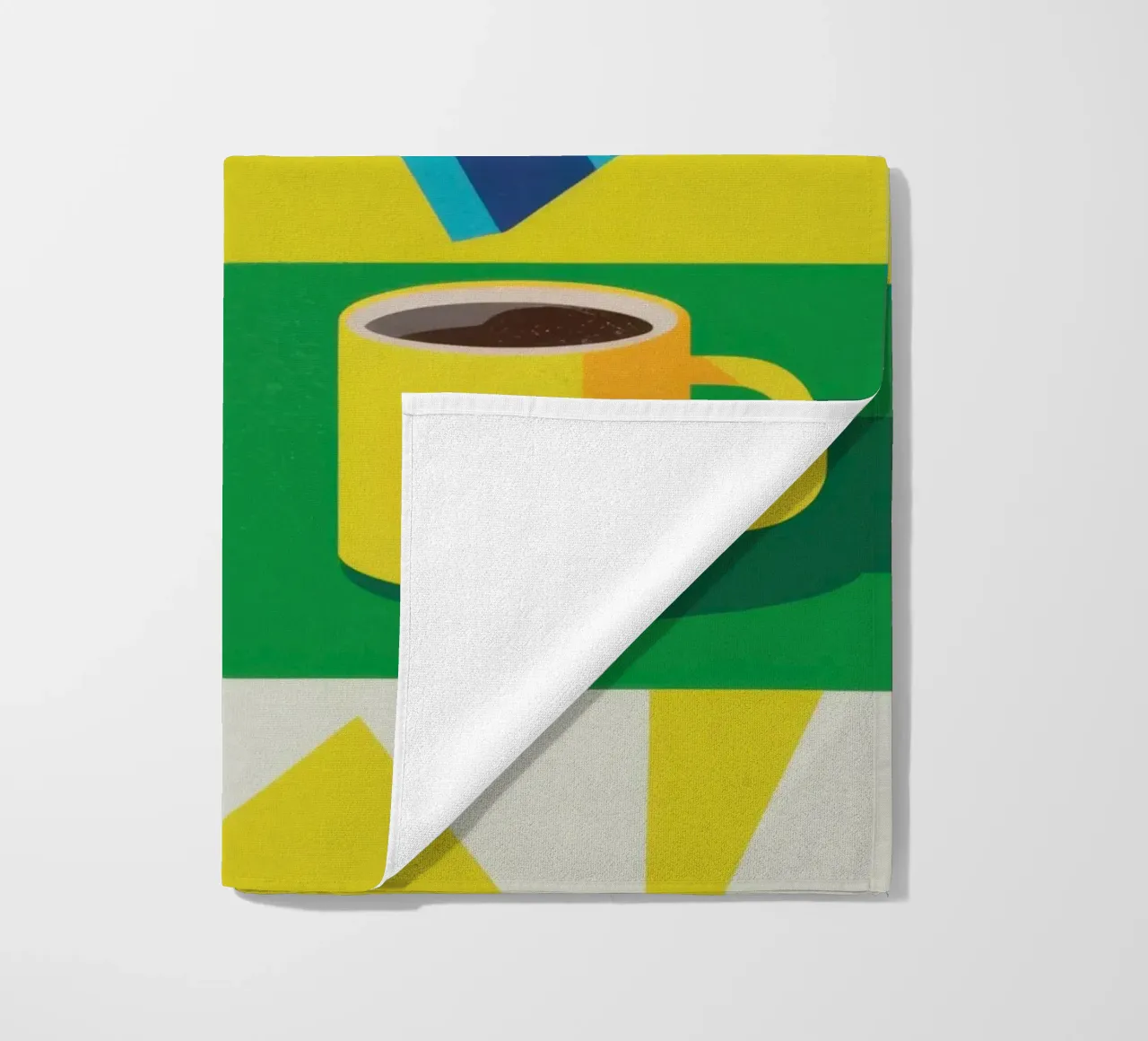 Duetto di caffè fumante telo mare da Veil Maya