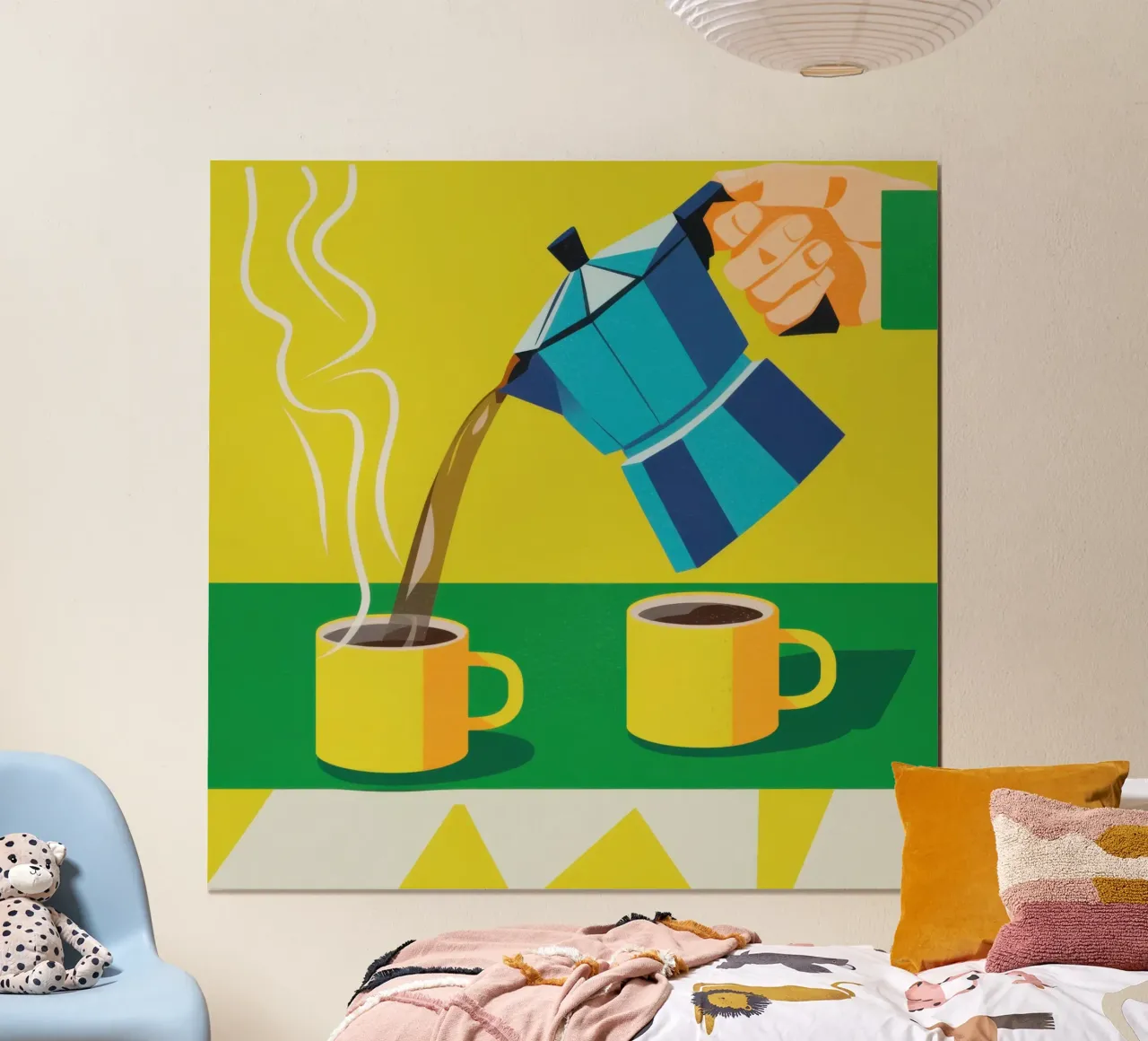 Steaming Coffee Duet hahnemühle by Veil Maya