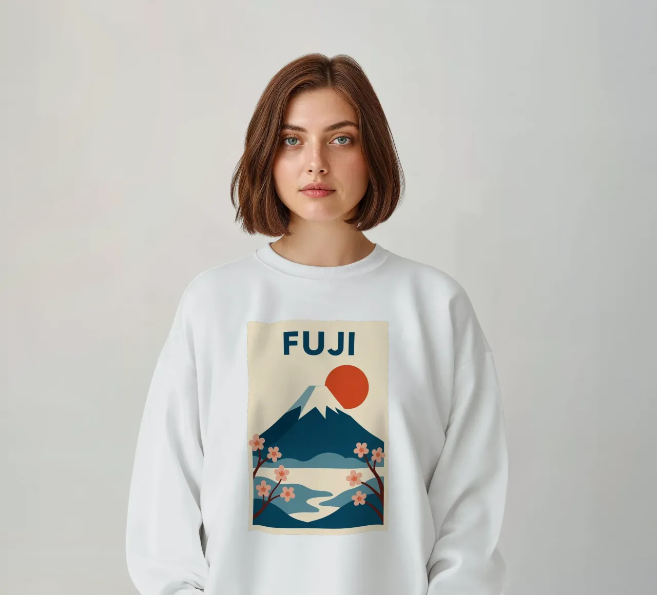 FUJI - L'eleganza giapponese in un colpo d'occhio felpa da JETLAG | affiches voyage