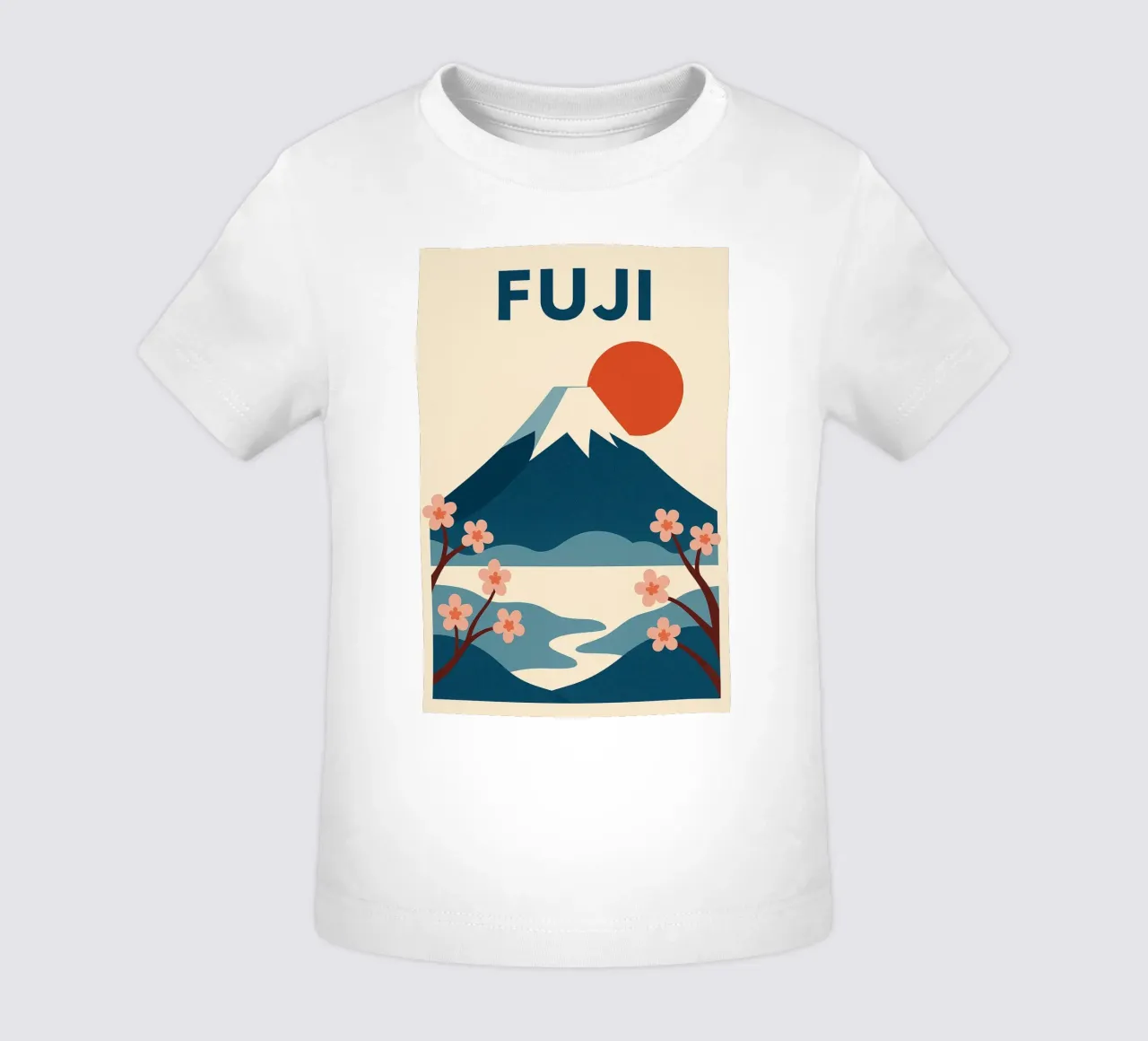 FUJI - L'eleganza giapponese in un colpo d'occhio maglietta neonato da JETLAG | affiches voyage