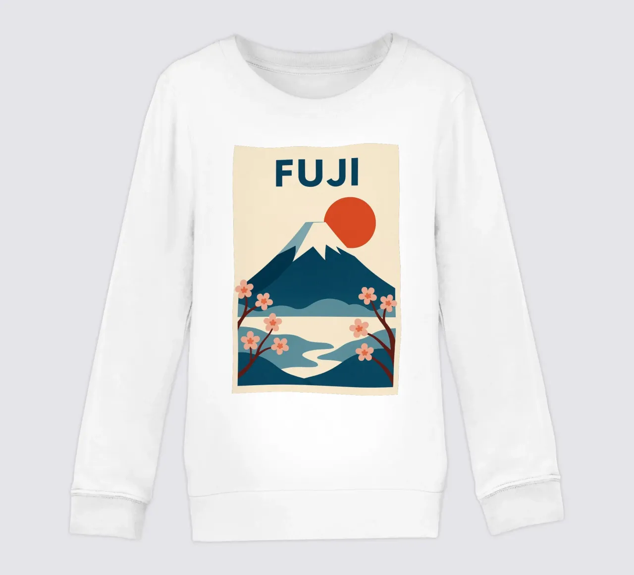 FUJI - L'eleganza giapponese in un colpo d'occhio felpa bambino da JETLAG | affiches voyage