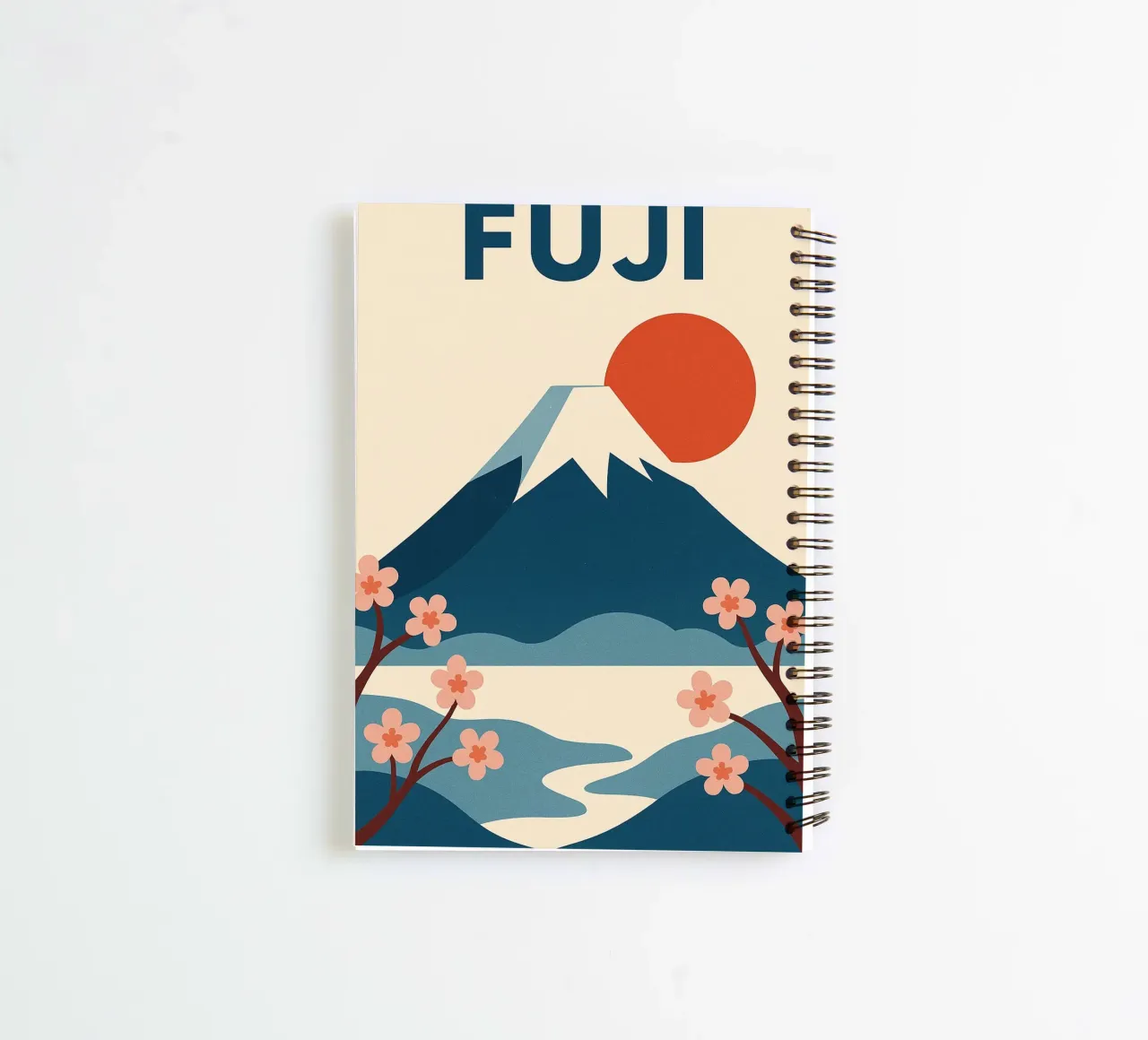 FUJI - L'eleganza giapponese in un colpo d'occhio diario ad anelli da JETLAG | affiches voyage