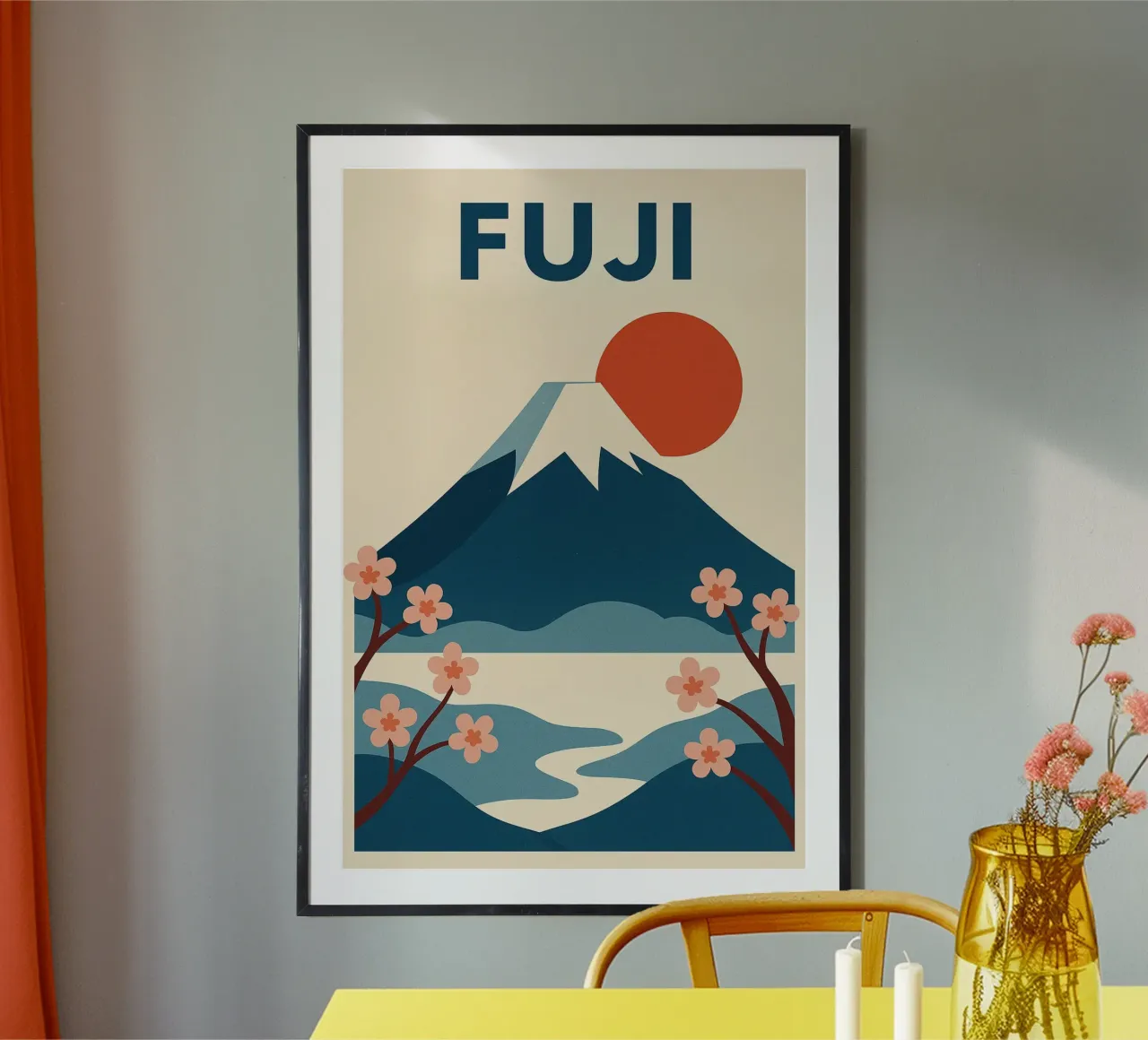 FUJI - L'eleganza giapponese in un colpo d'occhio poster da JETLAG | affiches voyage