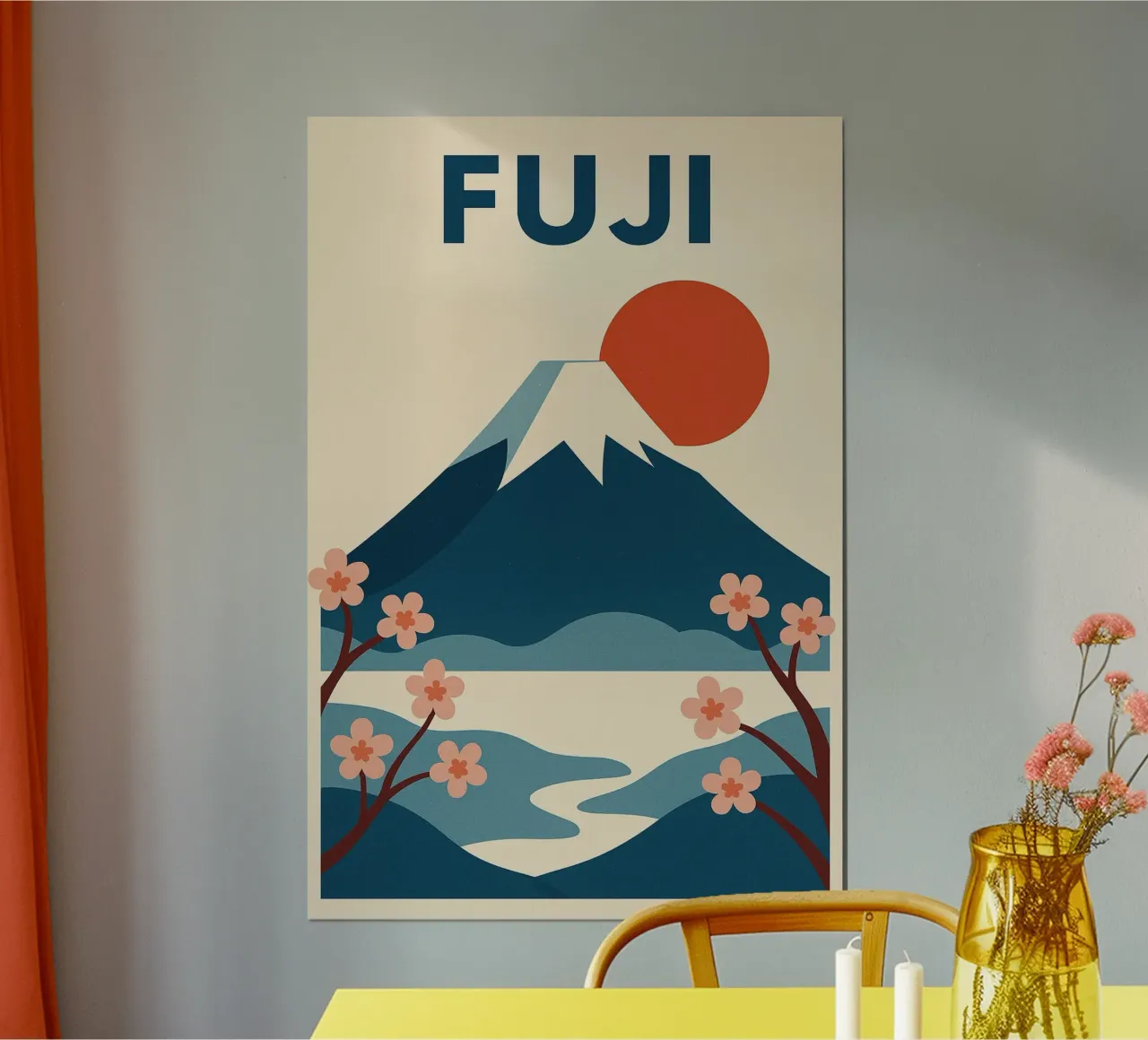 FUJI - L'eleganza giapponese in un colpo d'occhio poster da JETLAG | affiches voyage