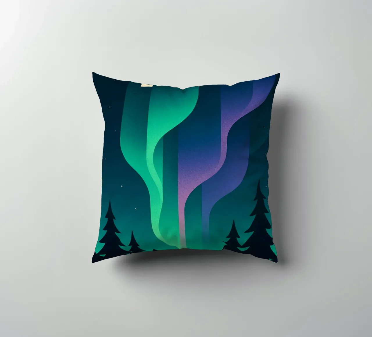 NORTHERN LIGHTS - Bringing the magic of the boreal to your home decorative cushion by JETLAG | affiches voyage