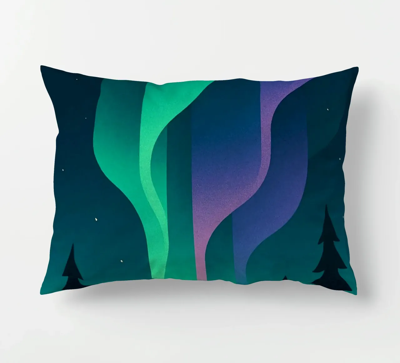 NORTHERN LIGHTS - Bringing the magic of the boreal to your home decorative cushion by JETLAG | affiches voyage