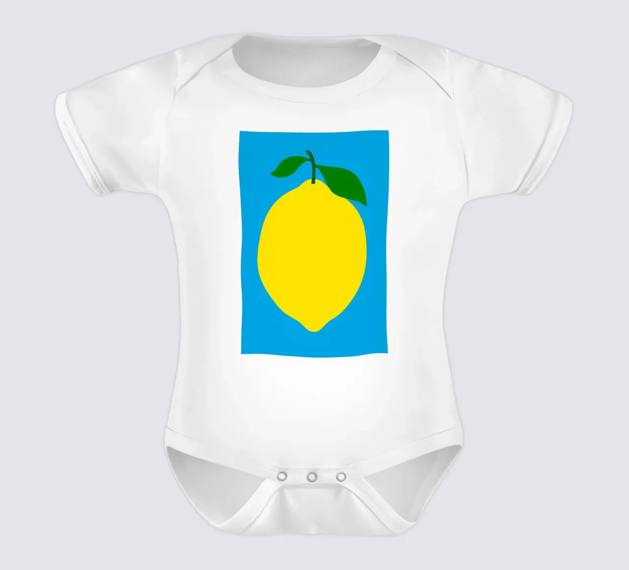 Die Zitrone Kurzarm Babybody von KidzStudio