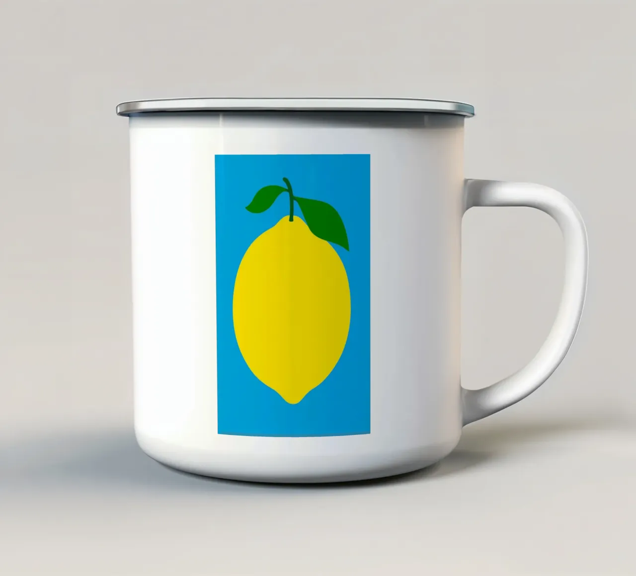Die Zitrone Emaille Tasse von KidzStudio