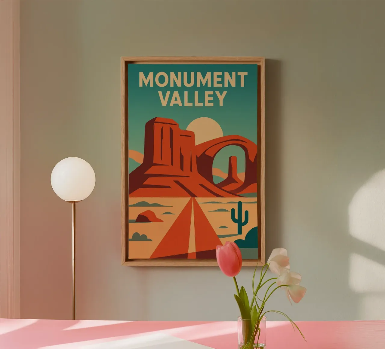 MONUMENT VALLEY - Il selvaggio West in tutto il suo splendore tela da JETLAG | affiches voyage