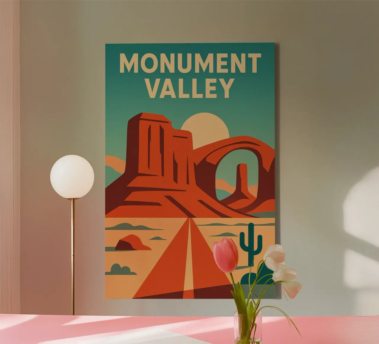 MONUMENT VALLEY - Il selvaggio West in tutto il suo splendore tela da JETLAG | affiches voyage