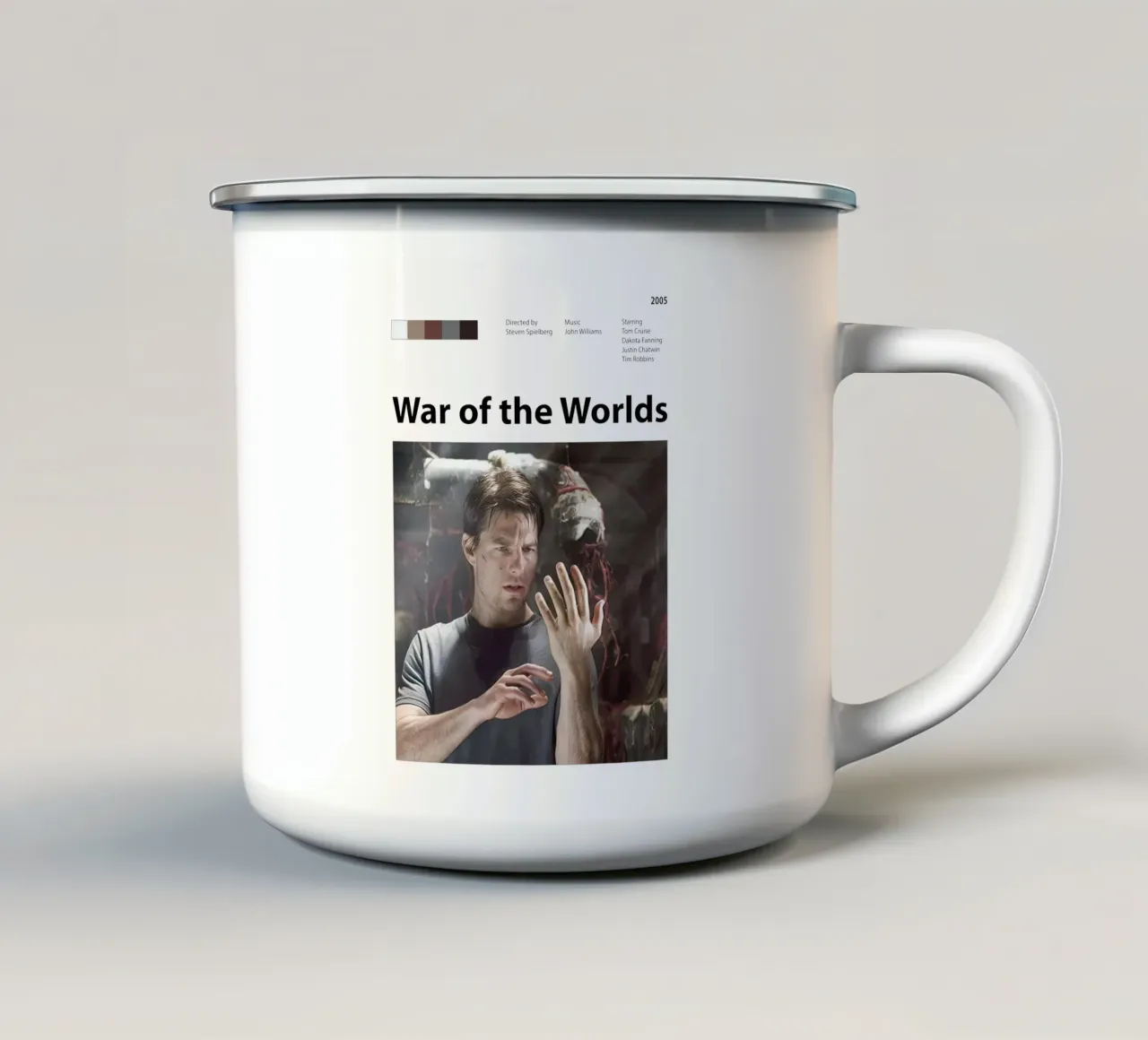 La guerra dei mondi tazza in smalto da The Movie Wall
