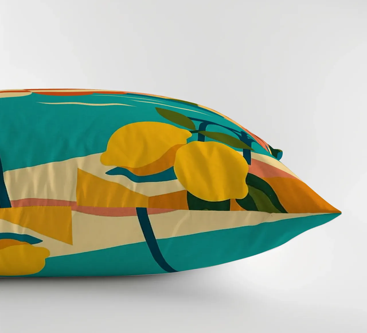 POSITANO - Dolce vita on the Amalfi coast decorative cushion by JETLAG | affiches voyage