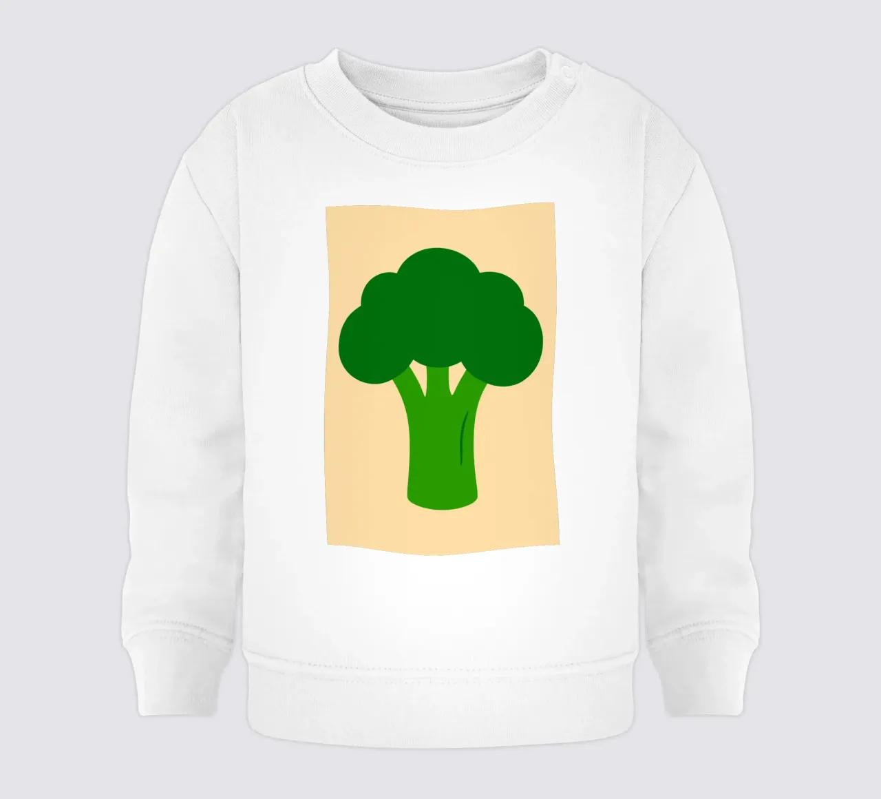 Broccoli Power felpa neonato da KidzStudio