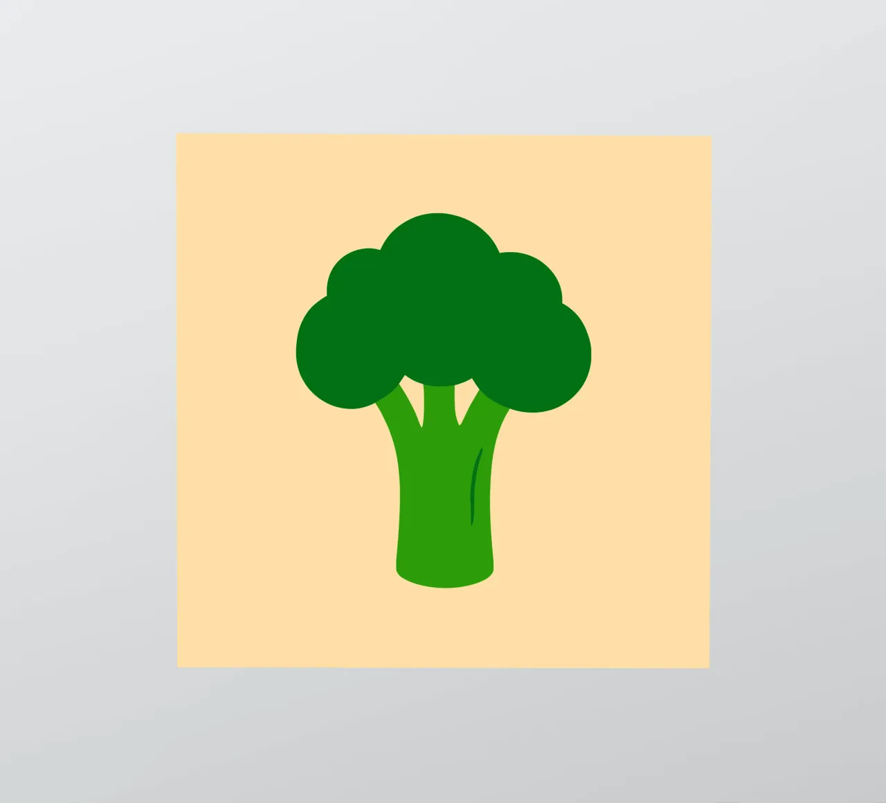 Broccoli Power adesivo da KidzStudio
