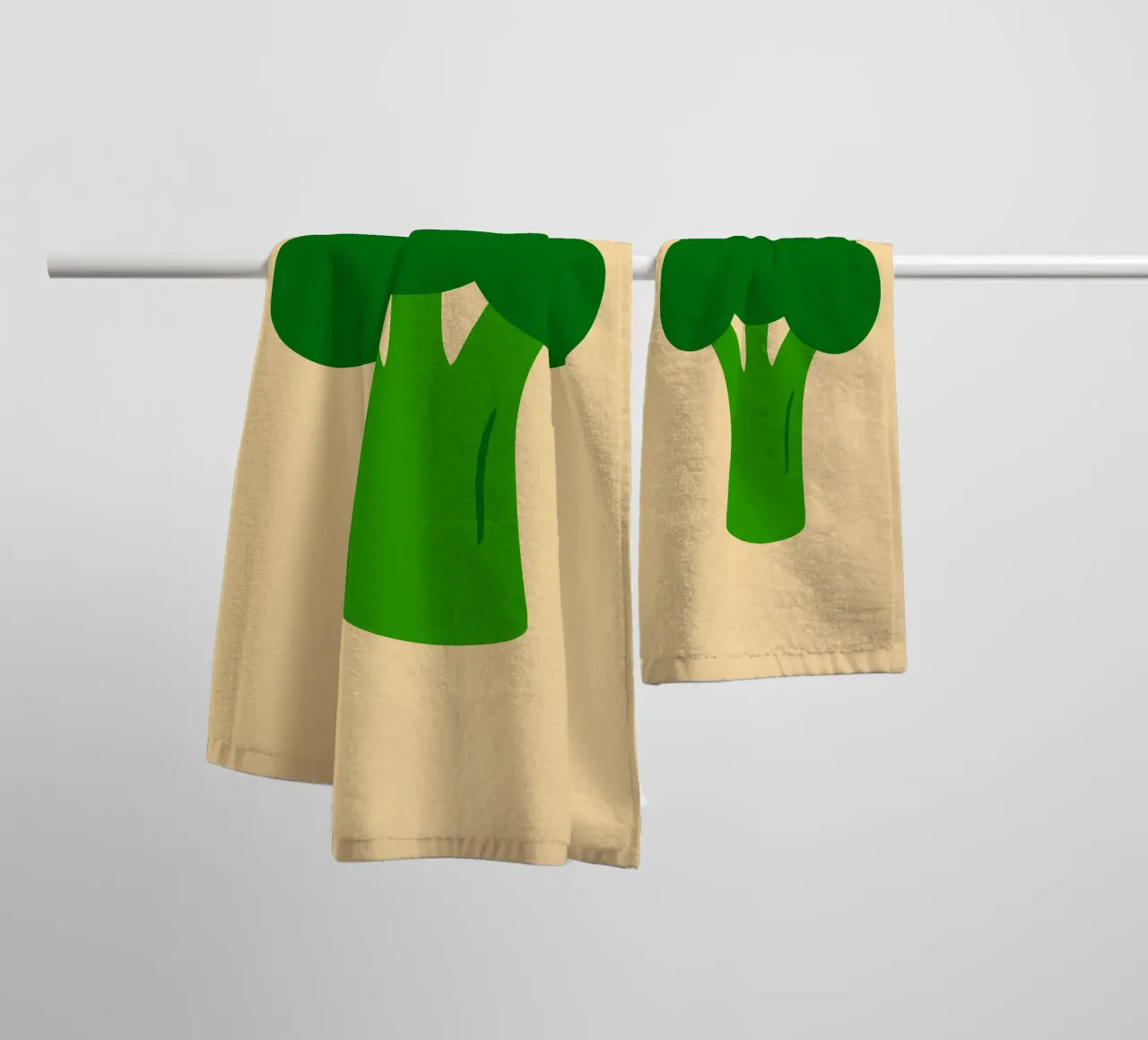 Broccoli Power asciugamano da bagno da KidzStudio
