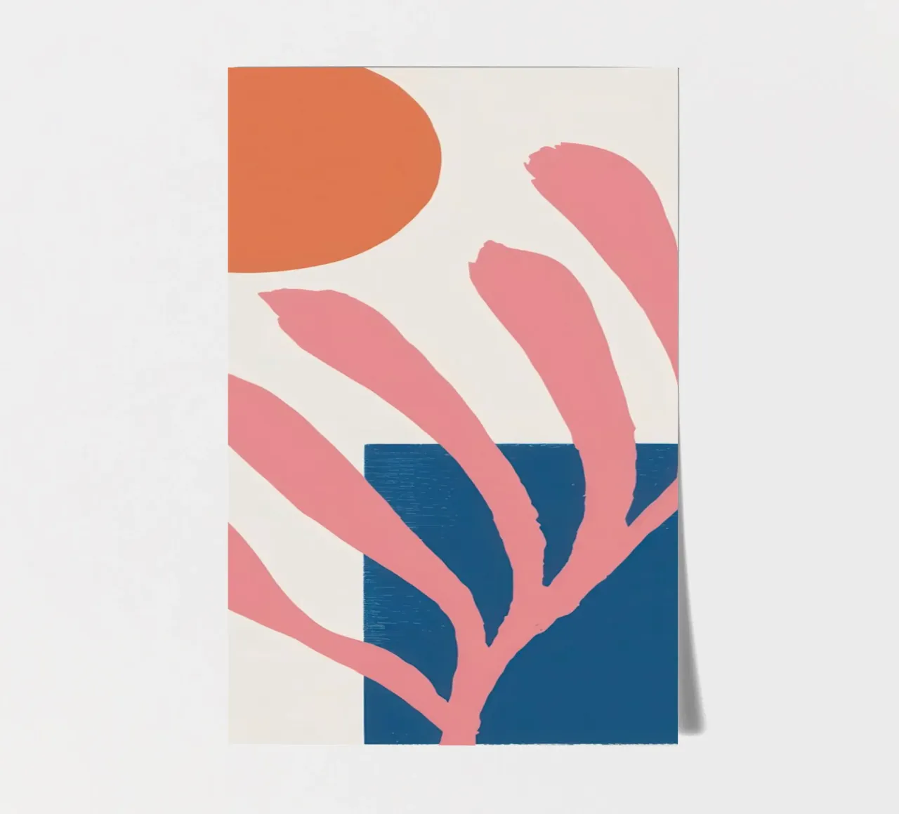 Minimalist Botanical Form sticker sheet by Veil Maya