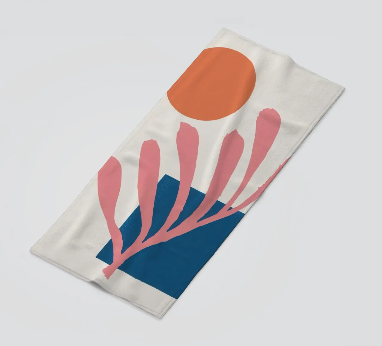 Forma botanica minimalista telo mare da Veil Maya