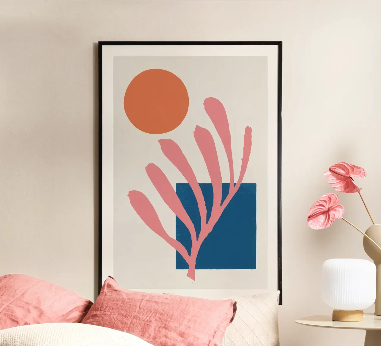 Minimalist Botanical Form hahnemühle by Veil Maya
