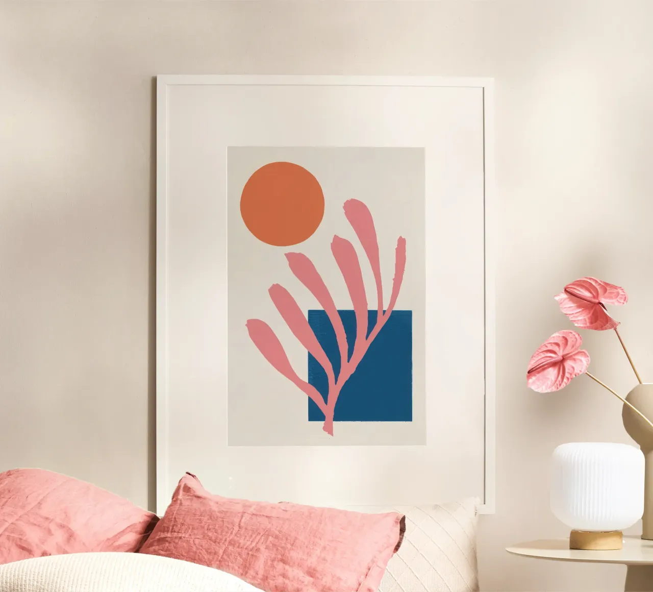 Minimalist Botanical Form hahnemühle by Veil Maya