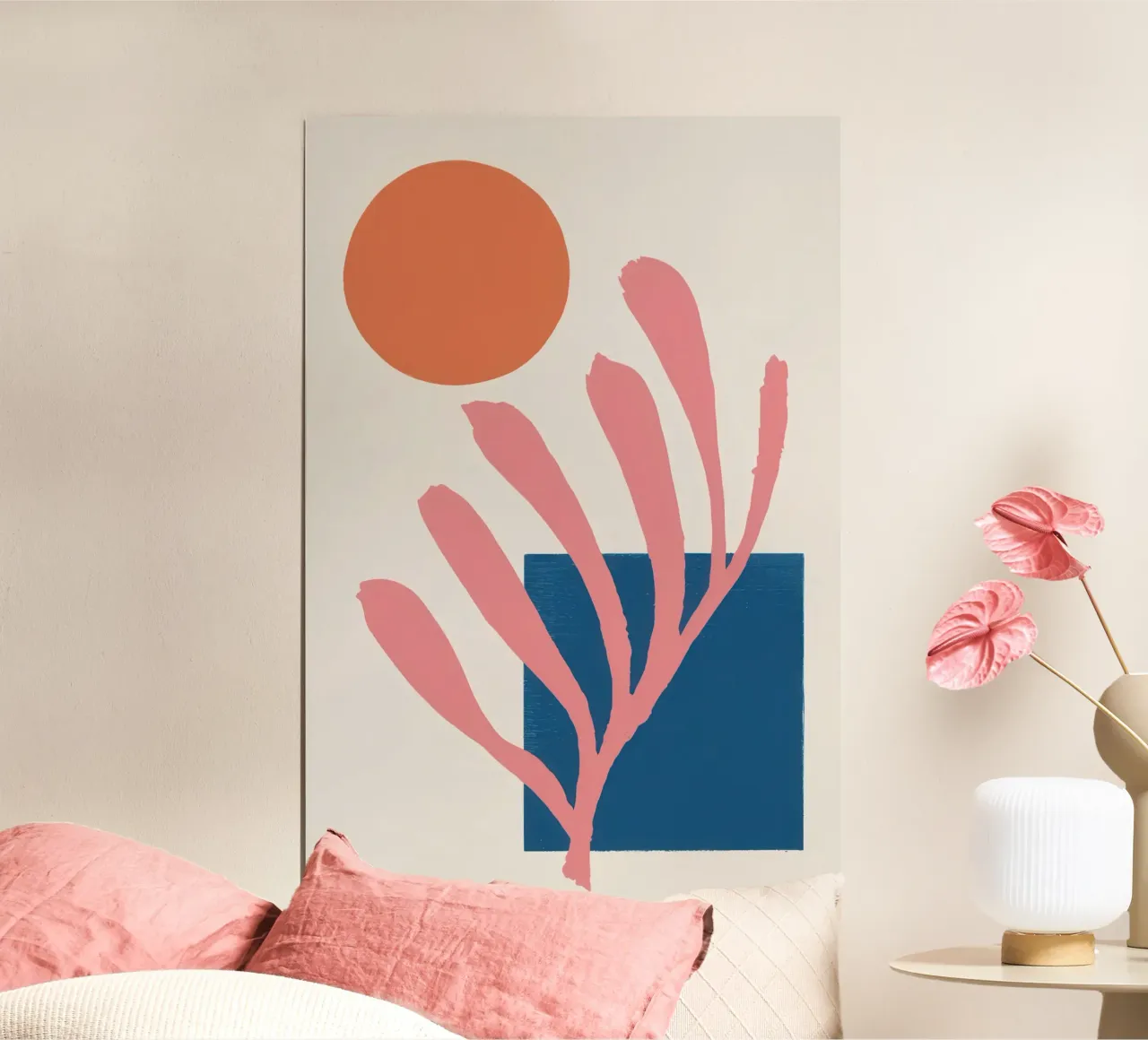 Minimalist Botanical Form hahnemühle by Veil Maya